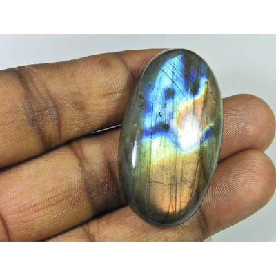 AAA Multifire Labradorite Oval Shape Healing Crytsal Loose Gemstone 24X39MM SK-1873