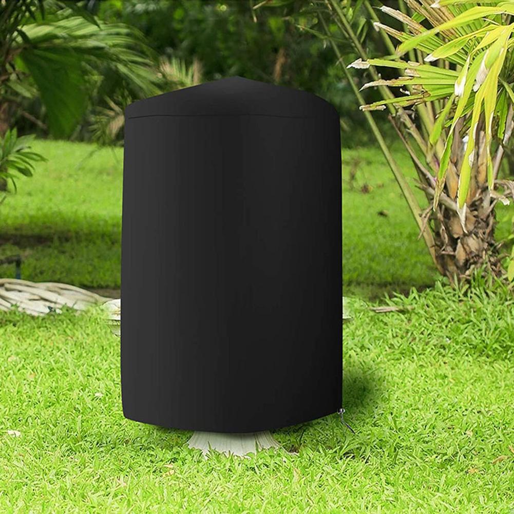 

Elastic Secure Fit Garden Fountain Cover 210D 420D Oxford Cloth Prevent Dirt And Leaves Easily Removable Outdoor Use 210D91x107cm