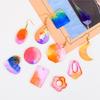 Geometric Earring Mold DIY Necklace Pendant Flower Crystal Epoxy Resin Molds