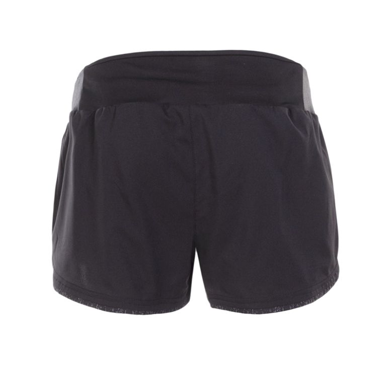 Adidas Womens Sports Series Soft Skin Logo Three-Quarter Casual Shorts Women Shorts Black BK1706