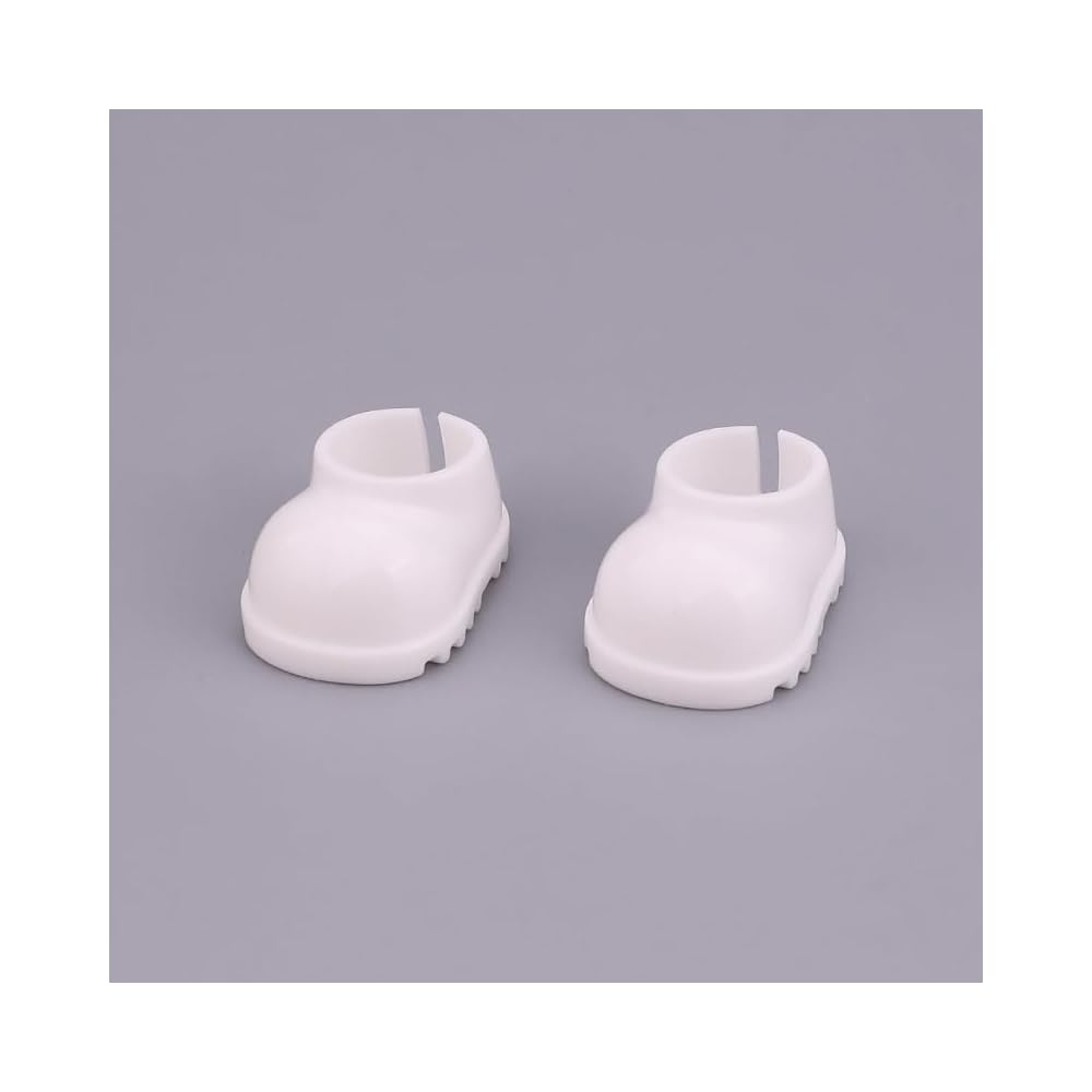 Labubu Barbie Dollhouse Accessories White Mini Shoes for Plush Toys Keychain DIY Resin Jewelry