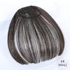 Air Bangs Pure Bangs Hair Extension Synthetic Wig Natural Black Light Brown Dark Brown Black High Temperature Fiber
