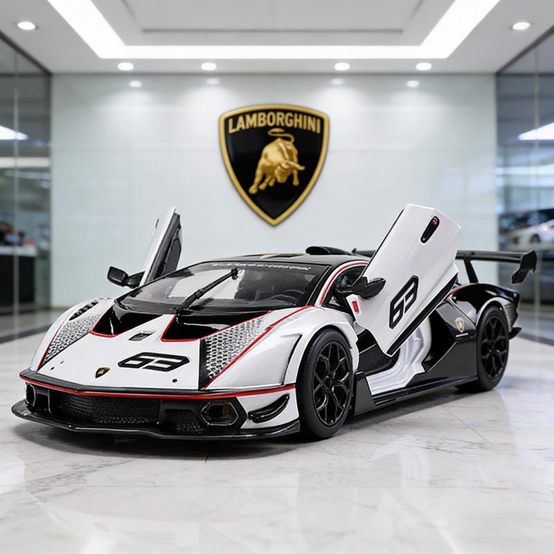 Bburago 1:24 Lamborghini Essenza SCV12 Alloy Car Diecasts & Toy Vehicles Car Model Miniature Scale Model Car For Children