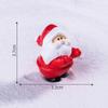 Cute Snowman Santa Claus Ornament Christmas Decoration Creative Diy Desktop Small Ornament Miniature Figurines Xmas Gifts