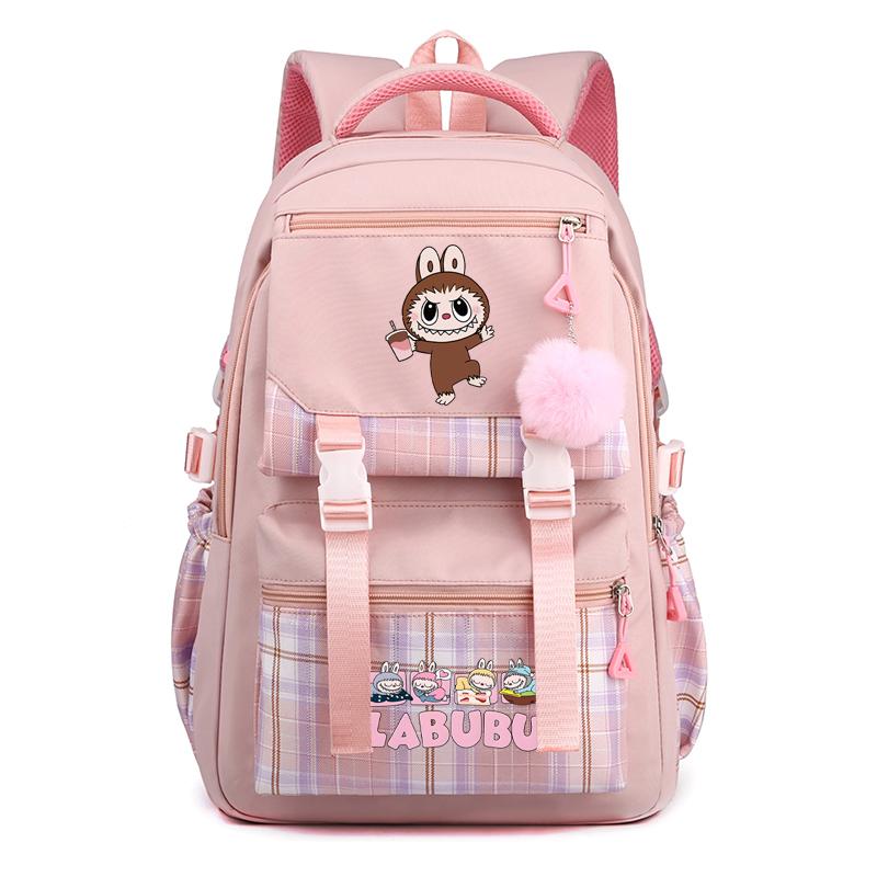 Cute Printed Backpack Large Capacity Waterproof Bookbag Boy Girl Schoolbag Women Travel Bag Kid Birthday Gift Mochila