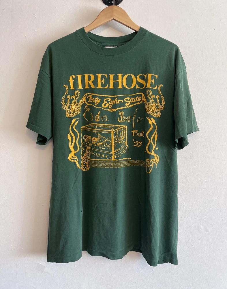 Vintage FireHose 1993 Forty Eight State Tour T Shirt Green All Size S5XL AS21