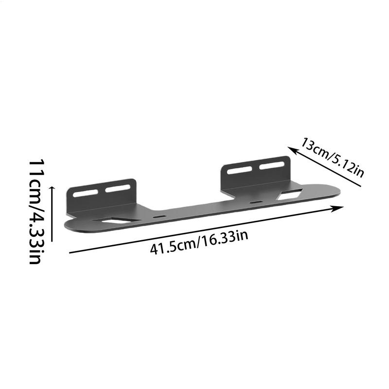 Wandhalterung für Soundbar TV Soundbar Halterung Halter Schwebendes Regal für Router Fernbedienung Stahl Lautsprecherhalter