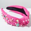 Holiday Style Headbands Alloy Marine Biological Accessories Nail Bead Inlaid Diamond Hair Accessories Women Hairband Hair Band