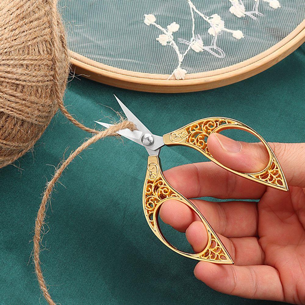 Stainless Steel Sewing Scissors Vintage Style Small Hand Scissors  Embroidery