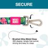 ROOKCRAN Max Molly Dog Size with Suitable for and Large Stylish 025066 & Leash, Tropical, M, Hook, Small, Medium, Dogs, Design,