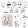 11/11pcs Christmas Ball Ornaments Special-shaped Christmas Tree Party Decoration New Christmas Spheres Pendant Short Snail Set
