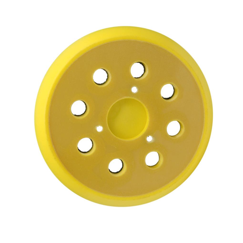 125mm Air Sander Sanding Disc Backing Plate Metal Polishing Grinding Sanding Paper Holder Pad For Angle 46 Grit