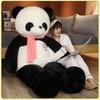 Panda Plush Scarf Toy Cartoon Stuffed Doll Decoration Kids Gift Cushion Back
