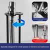 1/2Pcs Sink Wrench Long Pole Labor-Saving Design 6 In 1 Double-Head Faucet Wrench High-Strength Carbon Steel Multifunctional Plumbing Tool