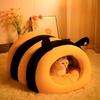 Little Bee Winter Warm Kennel Pet Nest Cat Nest Closed Yurt Dog Cat Security House