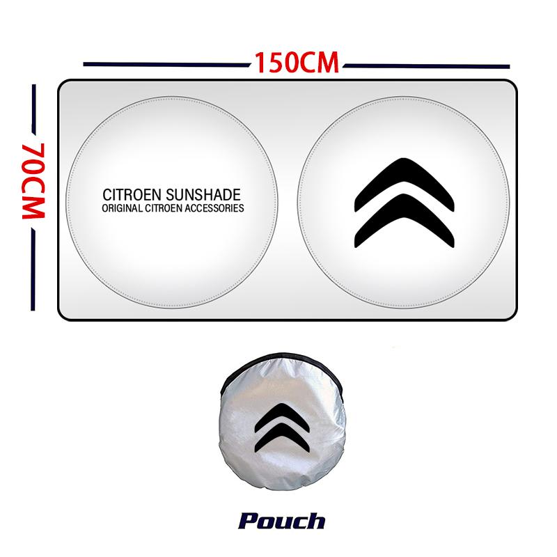 

UV Protect Car Windshield Cover Front Rear Window Film Windshield Visor Cover For Citroen C4 C5 C3 C2 C1 C4L C6 Picasso Saxo