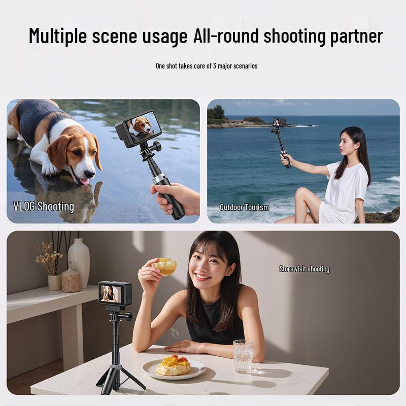 GoPro DJI Action5Pro Selfie Stick with Handheld Tripod & Pocket3 Nano Extension