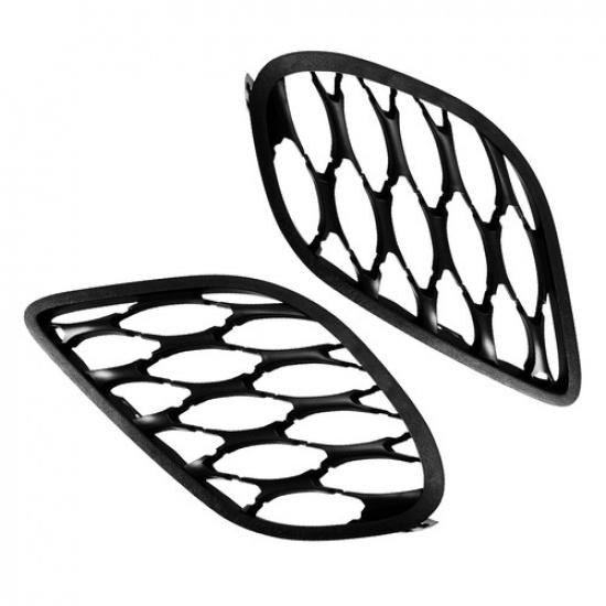 Bumper Grille For 2015-2017 Dodge Charger Set of 2 Driver and Passenger Side