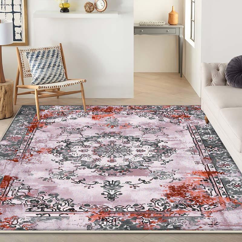 Bohemian Retro Carpet Living Room Persian Decoration Sofa Easy Cleaning Rug 200x300cm Customizable Bedroom Non-slip Mat Floor