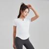 OEING Women's Slim-Fit Quick-Dry Yoga Short Sleeve T-Shirt
