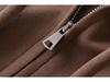 YPFF Trendy Women's Hooded Sweatshirt: Casual Double Zipper Long Sleeve Cardigan for Autumn and Winter