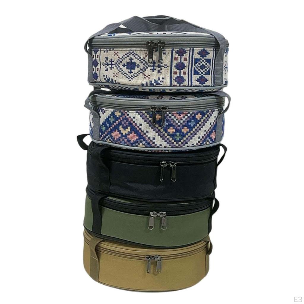 Camping-Geschirr Aufbewahrungstasche Kochgeschirr Kollisionsschutz Verschleißfest Geschirr für BBQ