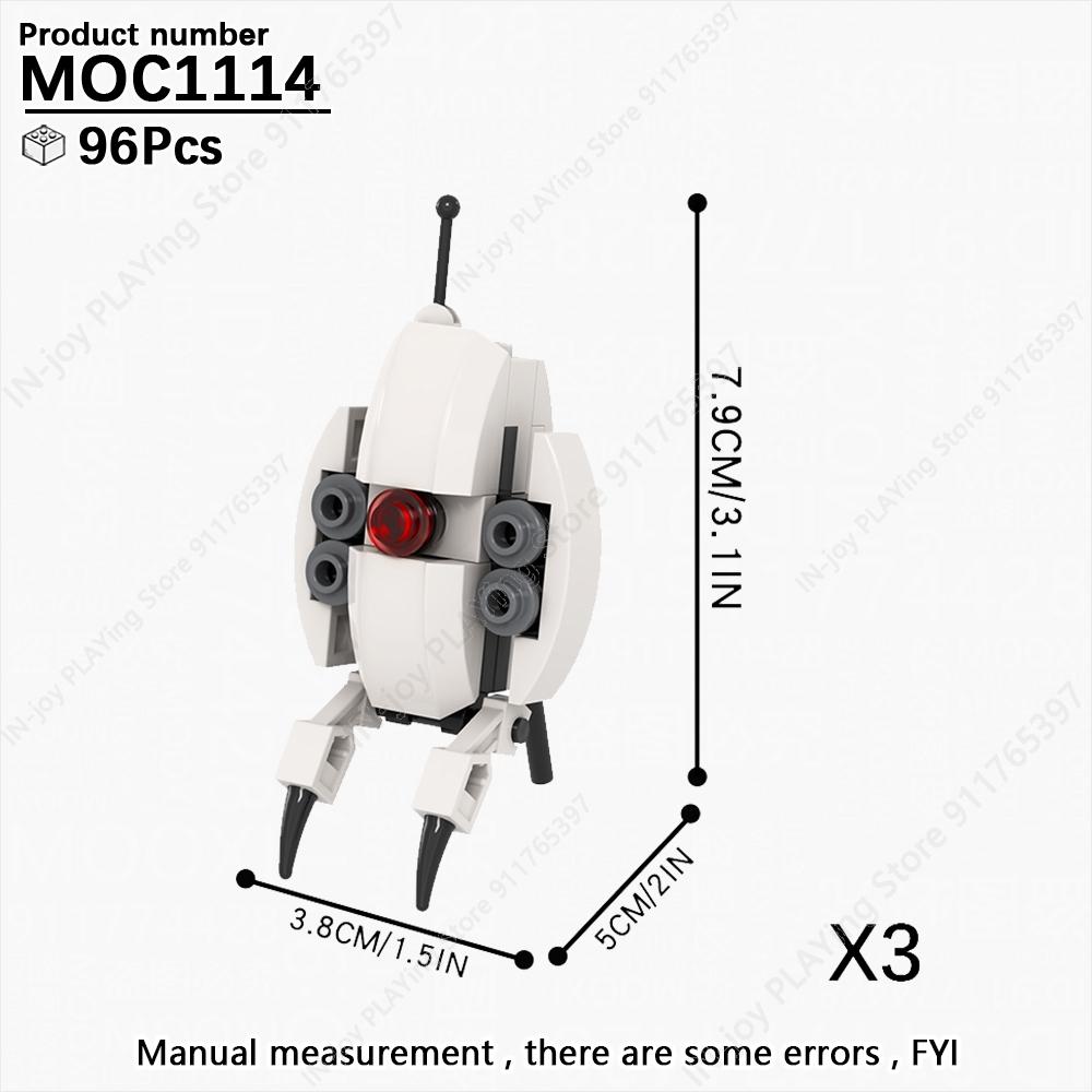 MOOXI Movie Game Scene Spaceship Gun Vehicle Model MOC Brick DIY Assembled Building Blocks Collection Toy Children Birthday Gift