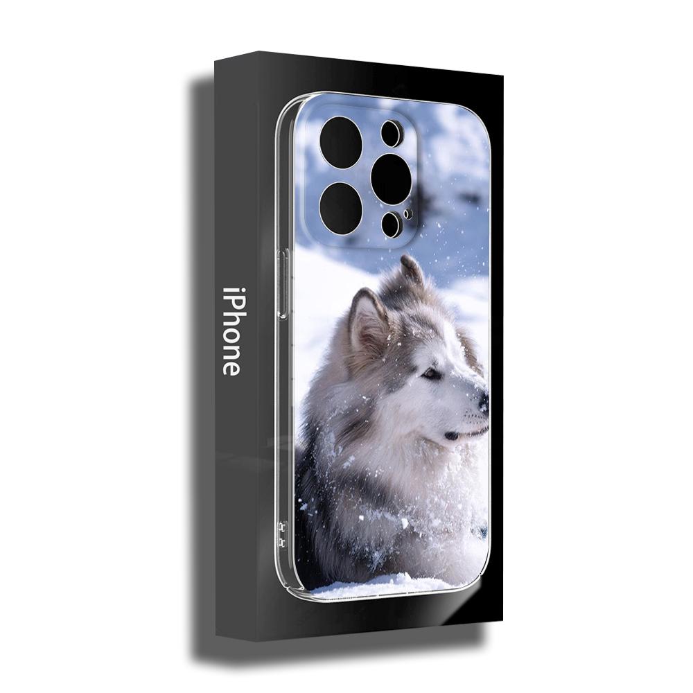 FOR IPhone Cute Alaskan Dog Phone Case FOR IPhone 14 11 12 Pro 8 7 Plus SE X Pro 14 MAX 12 13 MINI XR XS Iphone 14 Phone Covers