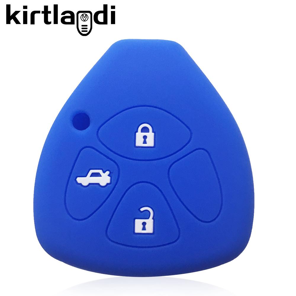 Car Accessories Key Case Cap for Toyota Rav4 Auris Corolla IQ Porte Yaris/Vitz Verso Hilux Icon Camry 40 2/3/4 Buttons Key Cover