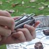 6 in 1 Multifunctional Camping Cutlery Foldable Portable Folding Cutlery EDC Tool Smooth for Picnic Hiking for Travelling BBQ