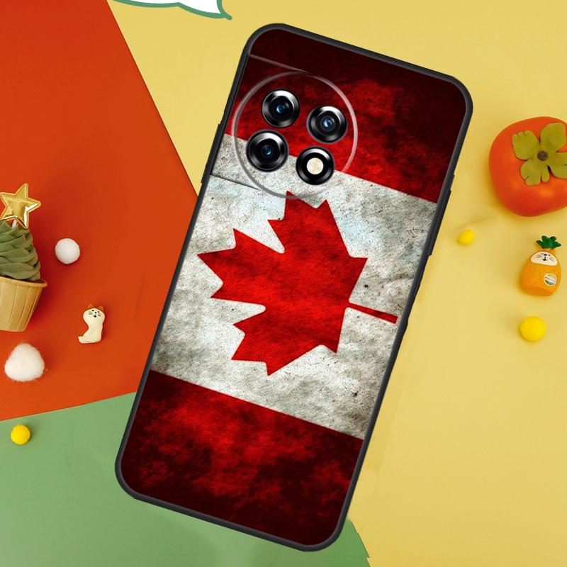 Canada Canadian Flag Case For OnePlus 9 10 Pro 11 12 13 15 13T 13R 12R 10T 8T Nord 5 CE 2 3 4 Lite N20 N30 Cover