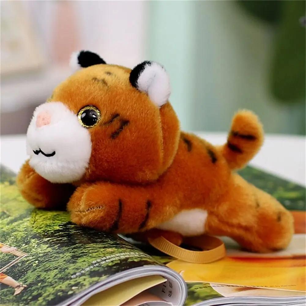Stuffed Animals Magnetic Shoulder Plush Panda Tiger Clip on Shoulder Plush Doll Raccoon Decorative Animal Plush Toy Boys Girls