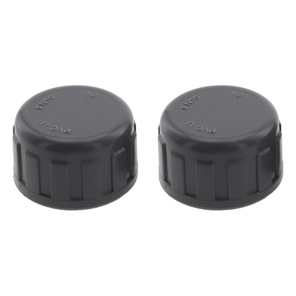 Female Thread Hose Connector PVC Threaded Cap Pipe Rubber Seals