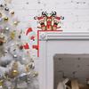 2D Flat Pattern Christmas Theme Christmas Door Frame Decorations Door Corner Decor 5D Diamond Painting Art Kit for Wall Window