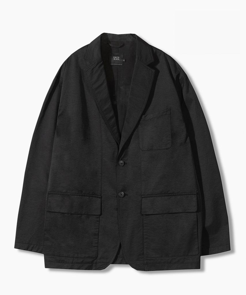 Dimitri Black Sidefix Shooting Blazer Jacket_Black