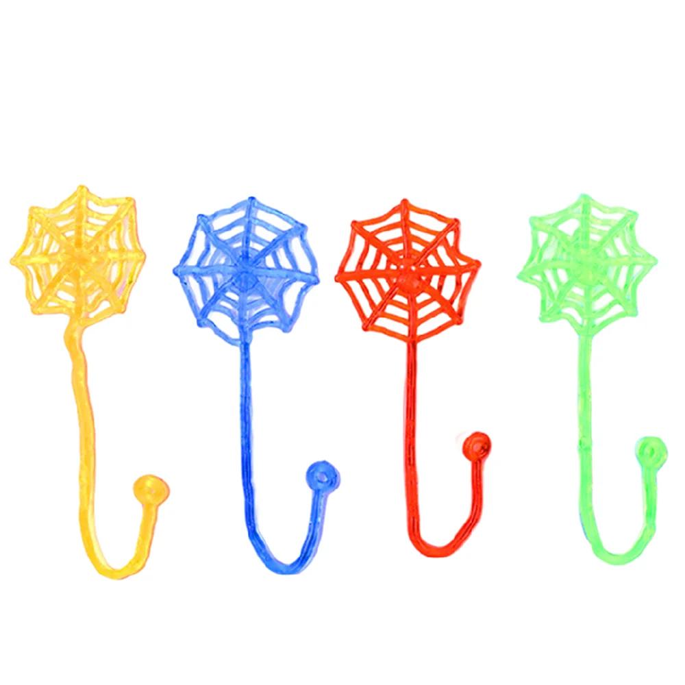10/30Pcs Stretchable Climbing Spider Web Tricky Toys Kids Birthday Party Baby Shower Gift Rewards Halloween Carnival Party Favor