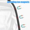Car Magnetic Sun Shade Cover Side Window Sunshade UV Protection Black Curtain Mesh Full Blackout Film Insulation Cloth Covers