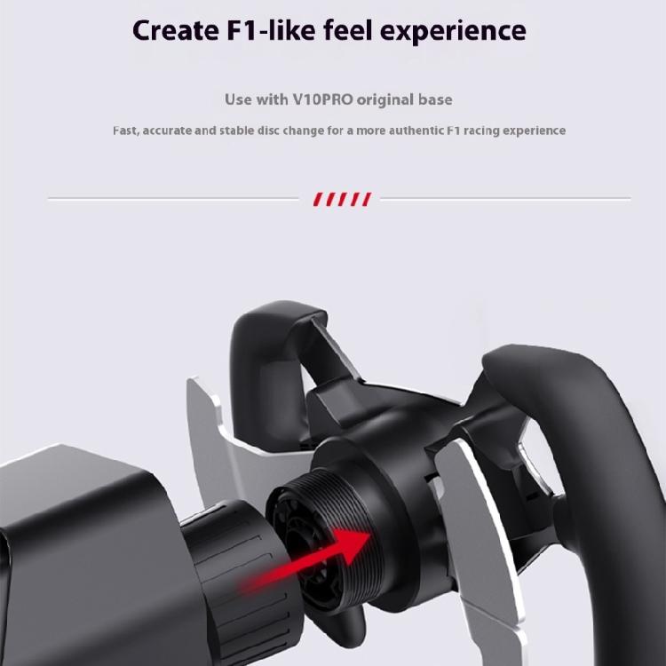 Ergonomic Racing Wheel Replacement Aluminum Frame Enhanced Grip Texture Easy To Use for Simulation Gaming Controllers