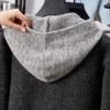 JEEP SPIRIT Men's Faux-Layered Hooded Knit Cardigan
