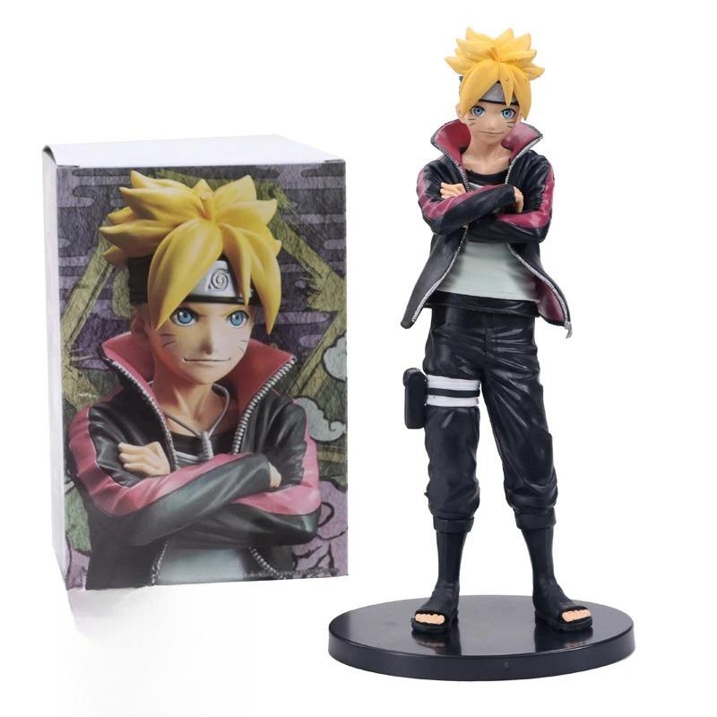 24cm Anime Figur NARUTO BORUTO THE MOVIE Figur Uzumaki Boruto Action Figur Stehend PVC Sammlermodell Spielzeugmodell Puppen
