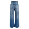 Women's Jeans Women's Washed High Waist Wide Leg Trousers