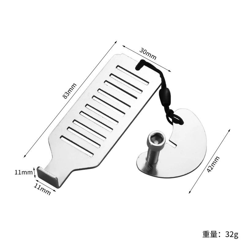 NAIERDI Stainless Steel Portable Door Lock Anti-theft Lock Heavy Duty Security for Home,Hotel,Apartment,College Dorm & Travel