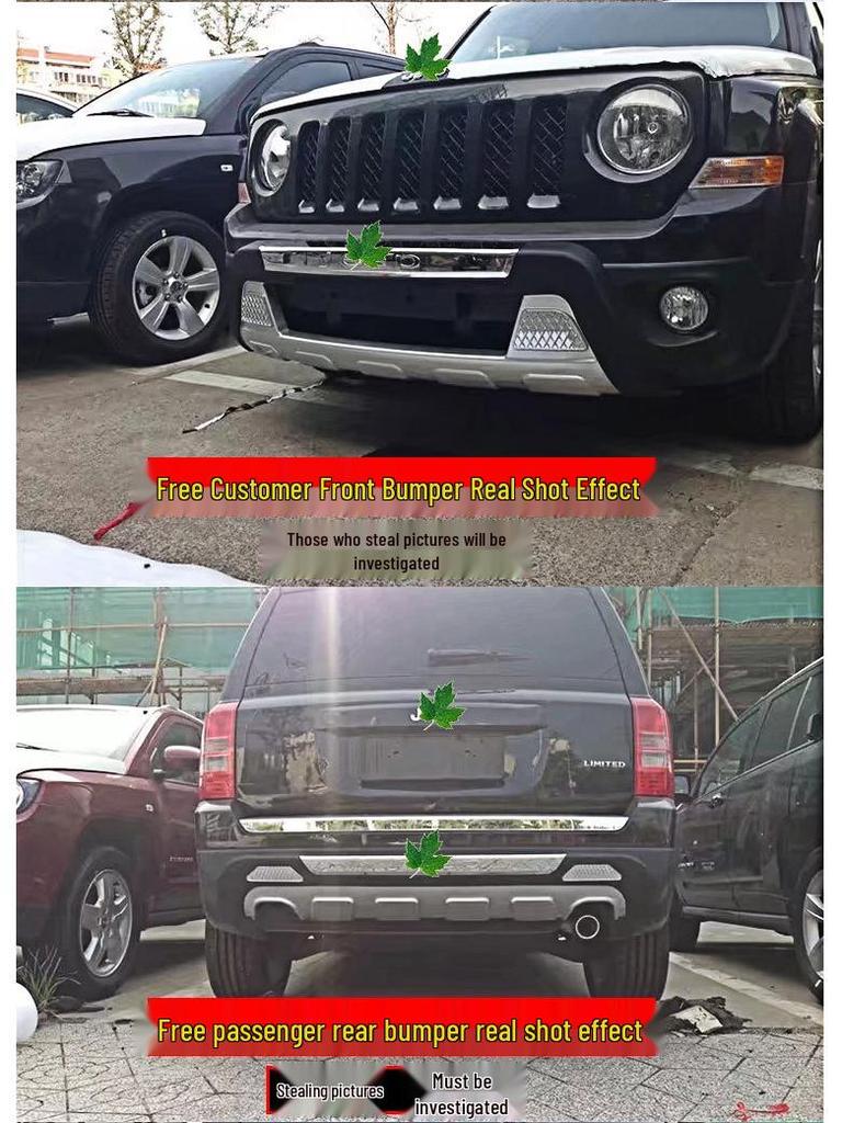 Nárazníky Jeep Compass 2011-2015: Přední a zadní ochranné rámy