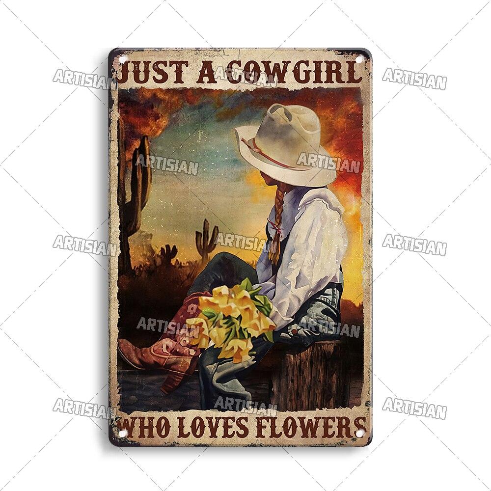 Artisian Gardening Metal Poster Flower Plant Tin Sign Decorative Wall Plaque for Garden Garage Bar Pub Club Hotel Cafe Kitch