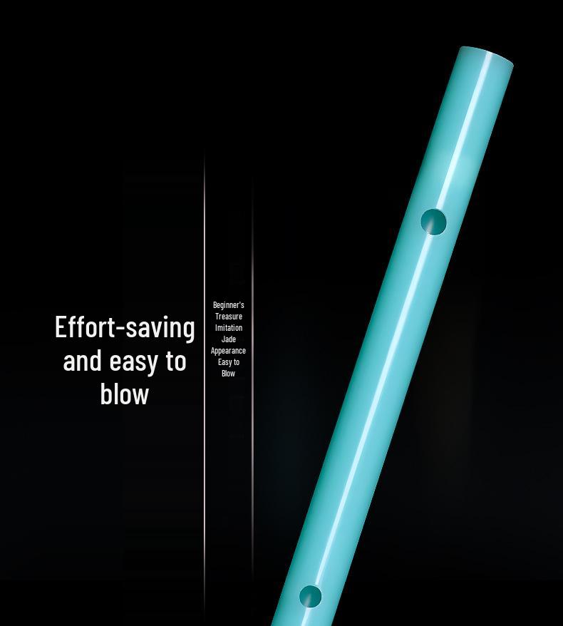 Beginner's Jade-Style Resin Flute: Drop-Resistant, Membrane-Free Transverse Flute with Tutorial