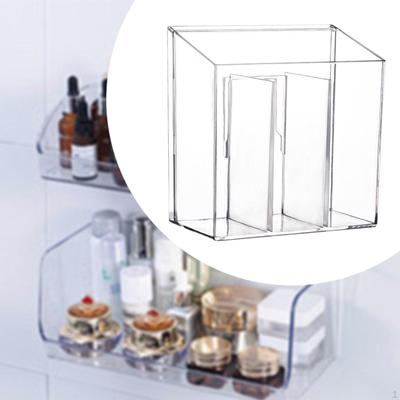 Wall Mounted Organizer Bins Toothbrush Holder Mount Rack Hanging Baskets Storage for