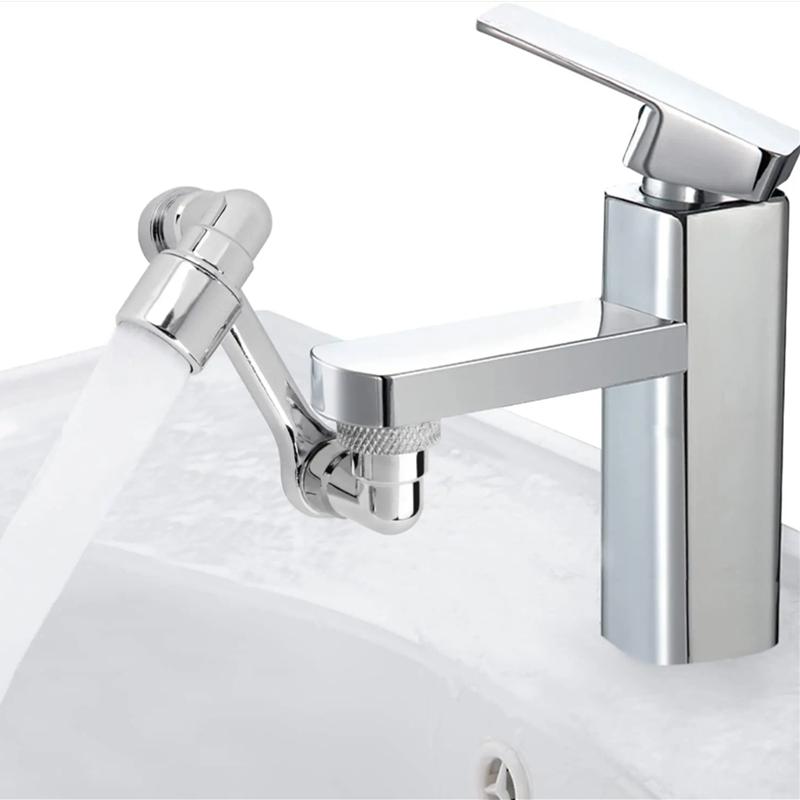 1080° Universal Rotation Faucet Extender Dual Mode Sprayer Head Kitchen Robot Arm Extension Taps Bathroom Swivel Faucet