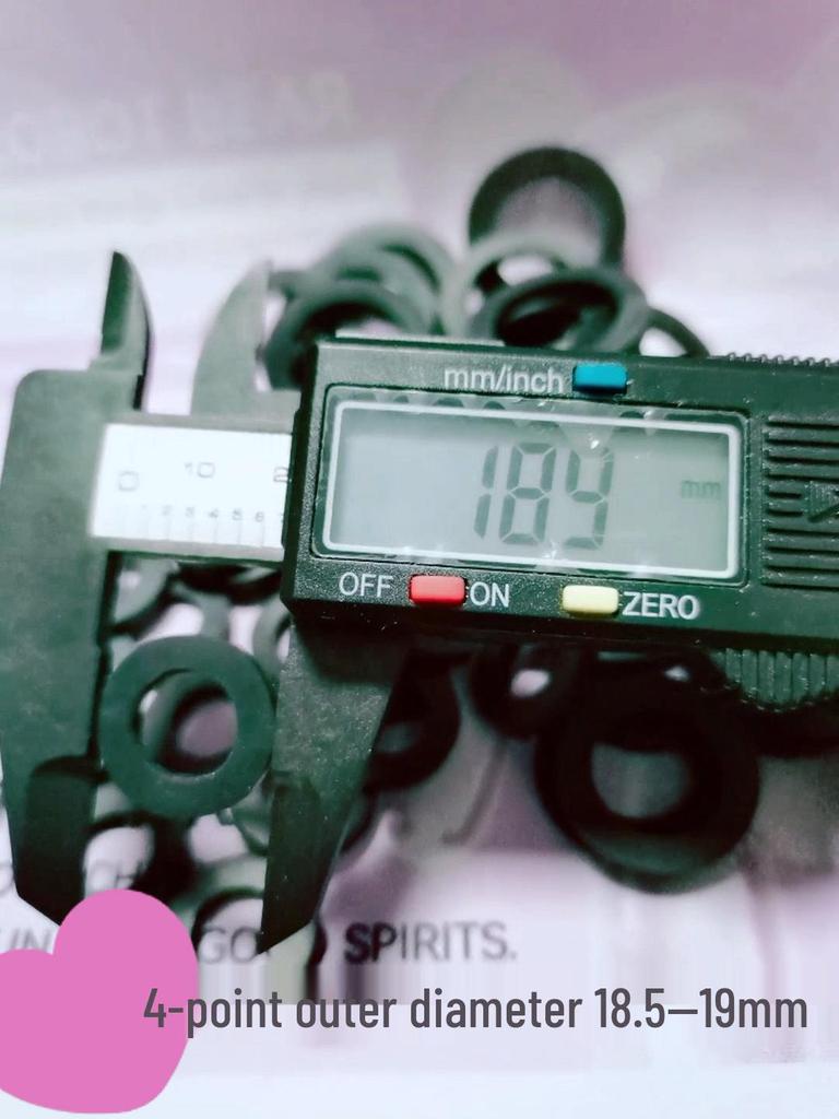 1/6 Inch Nitrile Rubber Sealing Ring for Water Meter, Heater, Pipe, or Shower Hose Gasket.