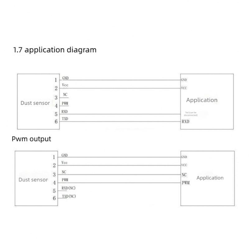 Modular Dust Detectors Fine Particulate Matter Monitoring for GP2Y1051 PM2.5 Air Quality Sensors Module High Precisions