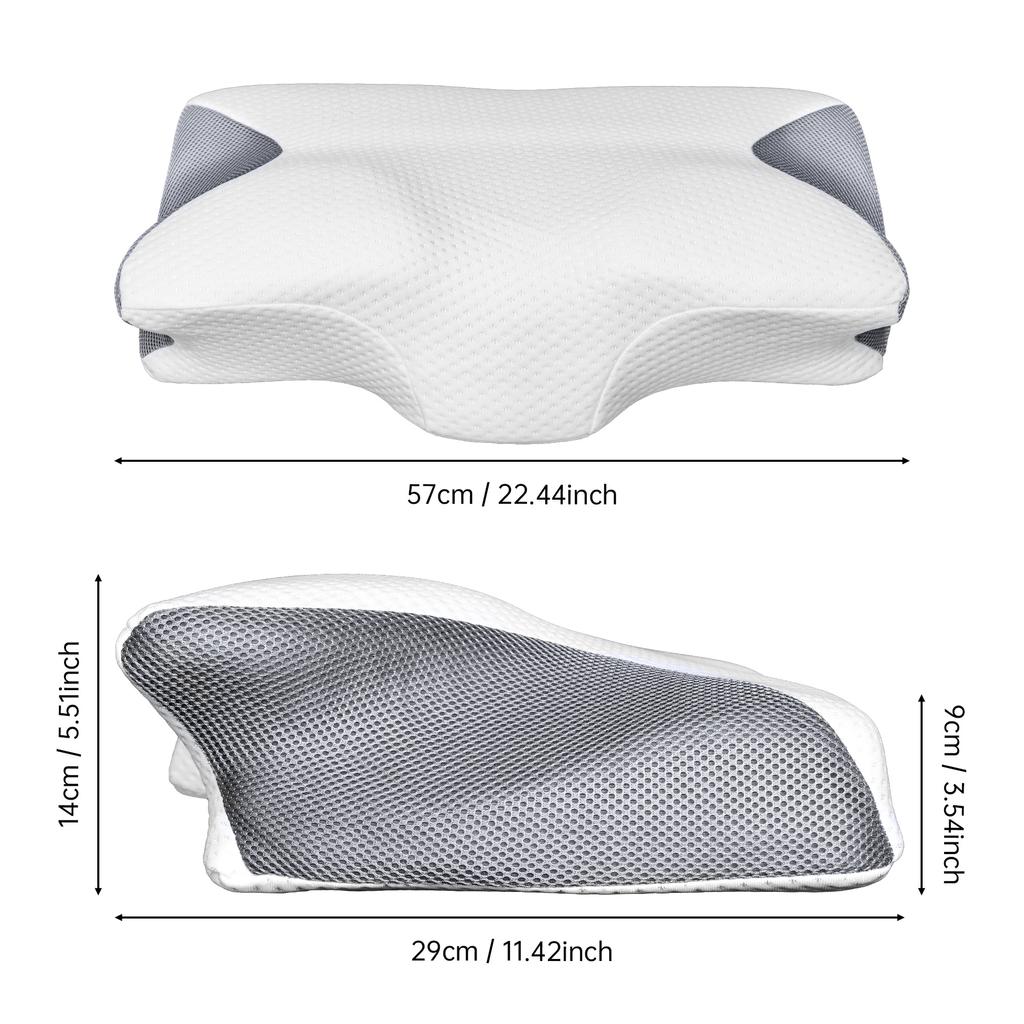 Butterfly Sleep Memory Pillow Slow Rebound Comfortable 2 in 1 Ergonomic Sleep Pillow Cervical Orthopedic Neck Bed Pillow Beding